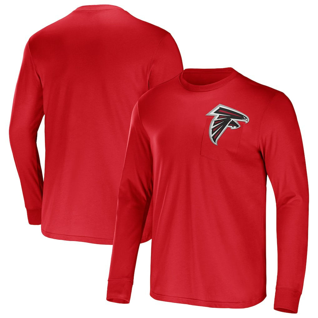 NFL Atlanta Falcons NFL x Darius Rucker Collection Team Long Sleeve Pocket T-Shirt