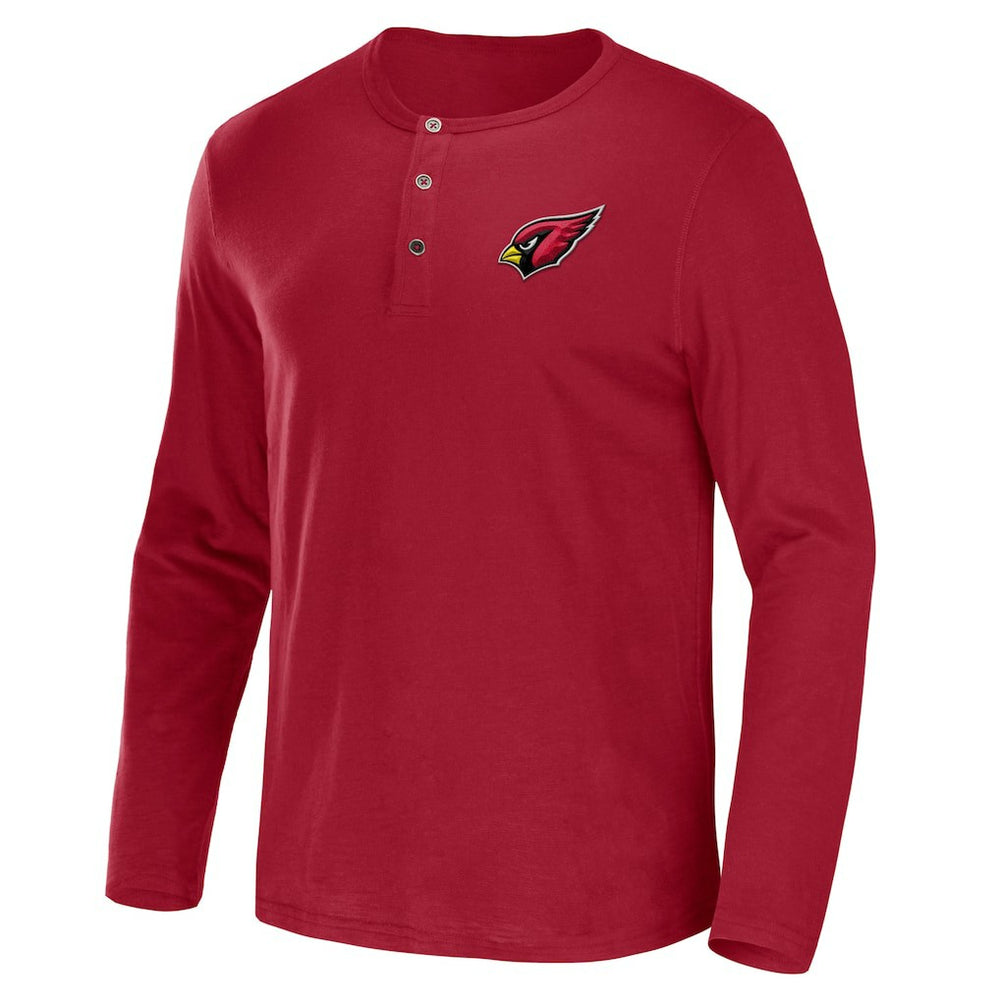 NFL Arizona Cardinals NFL x Darius Rucker Collection Slub Jersey Henley Long Sleeve T-Shirt