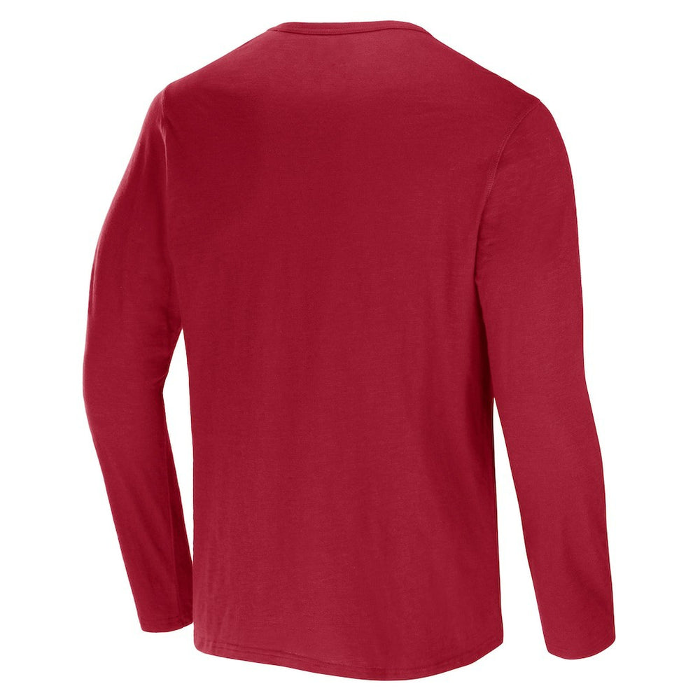 NFL Arizona Cardinals NFL x Darius Rucker Collection Slub Jersey Henley Long Sleeve T-Shirt