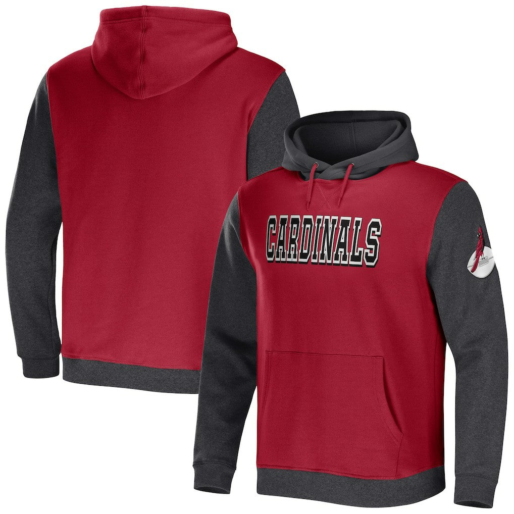 NFL Arizona Cardinals NFL x Darius Rucker Collection Colorblock Pullover Hoodie