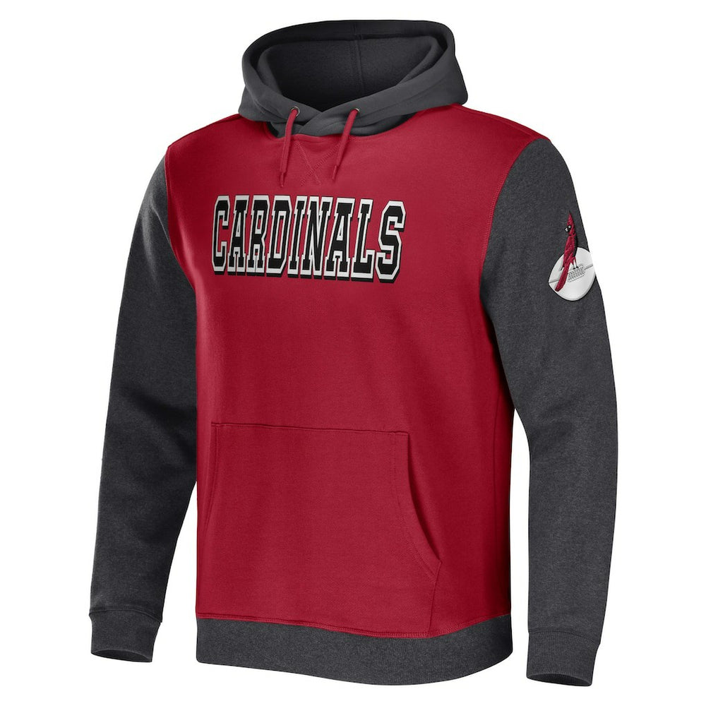 NFL Arizona Cardinals NFL x Darius Rucker Collection Colorblock Pullover Hoodie