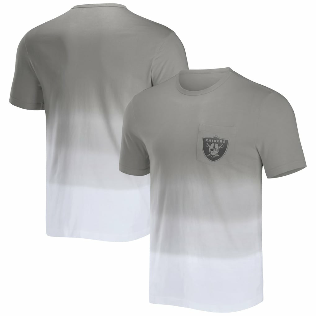 NFL Las Vegas Raiders NFL x Darius Rucker Collection Dip Dye Pocket T-Shirt