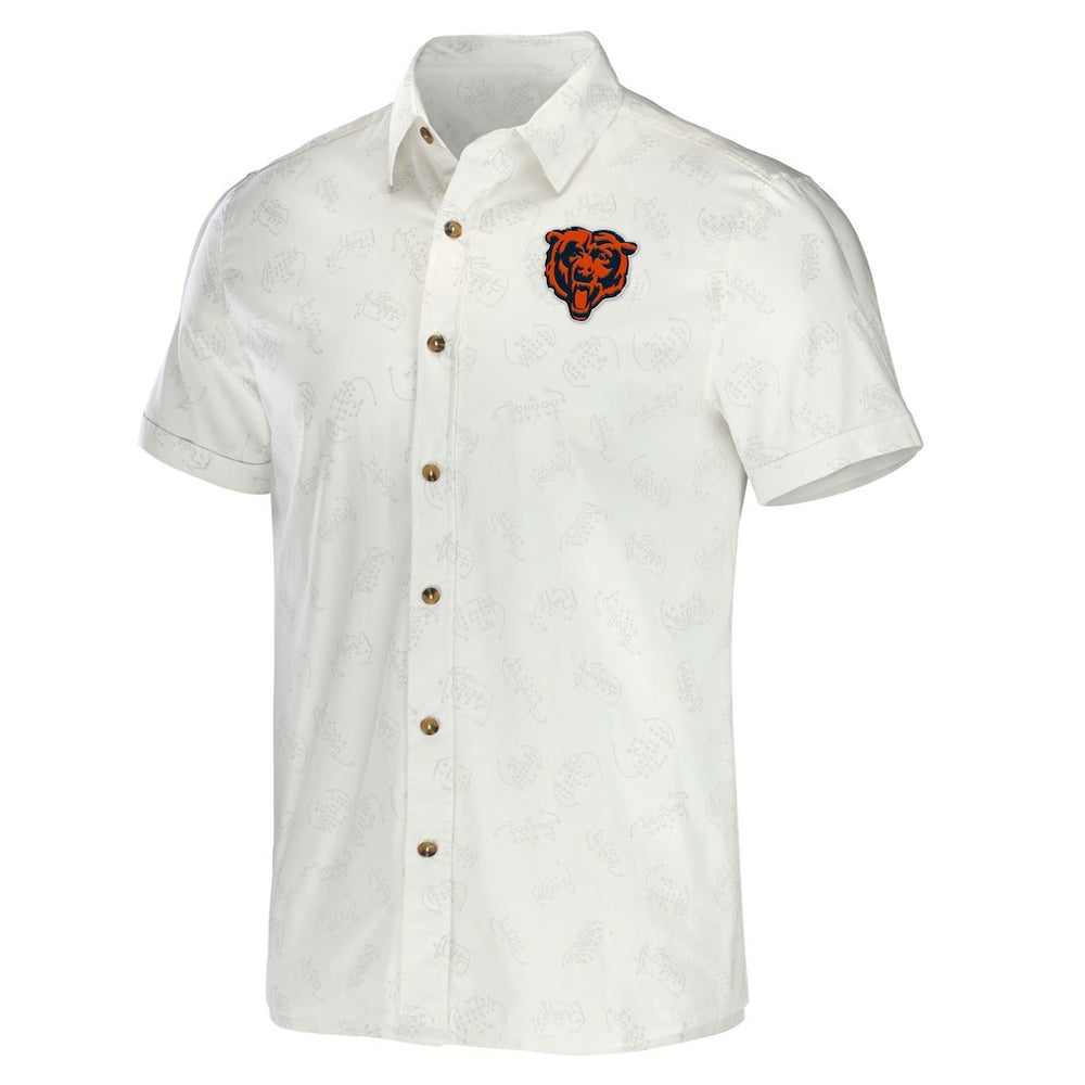 NFL Chicago Bears NFL x Darius Rucker Collection Woven Button-Up T-Shirt