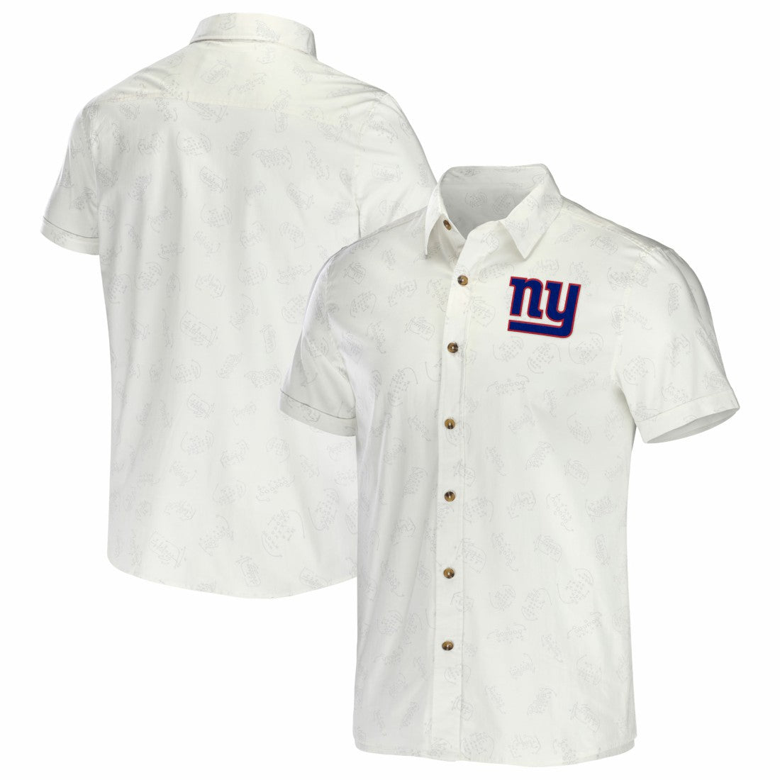 NFL New York Giants NFL x Darius Rucker Collection Woven Button-Up T-Shirt