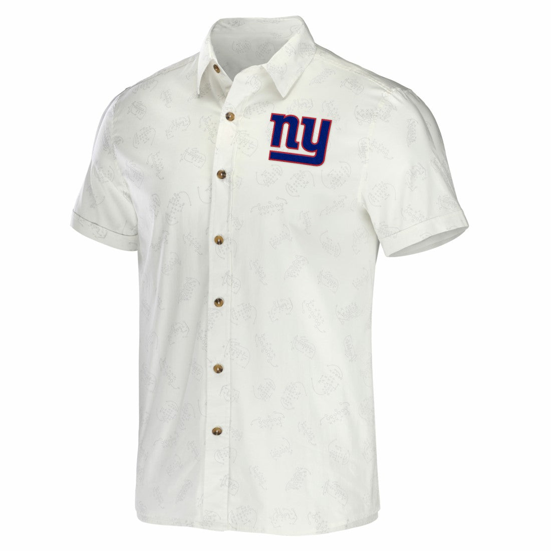 NFL New York Giants NFL x Darius Rucker Collection Woven Button-Up T-Shirt