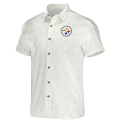 NFL Pittsburgh Steelers NFL x Darius Rucker Collection Woven Button-Up T-Shirt
