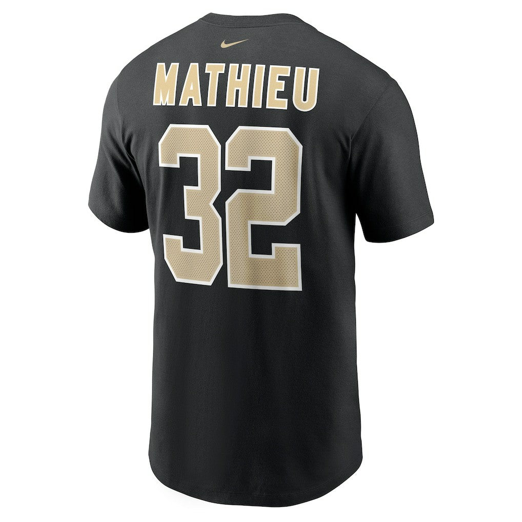 NFL New Orleans Saints Tyrann Mathieu  Player Name & Number T-Shirt
