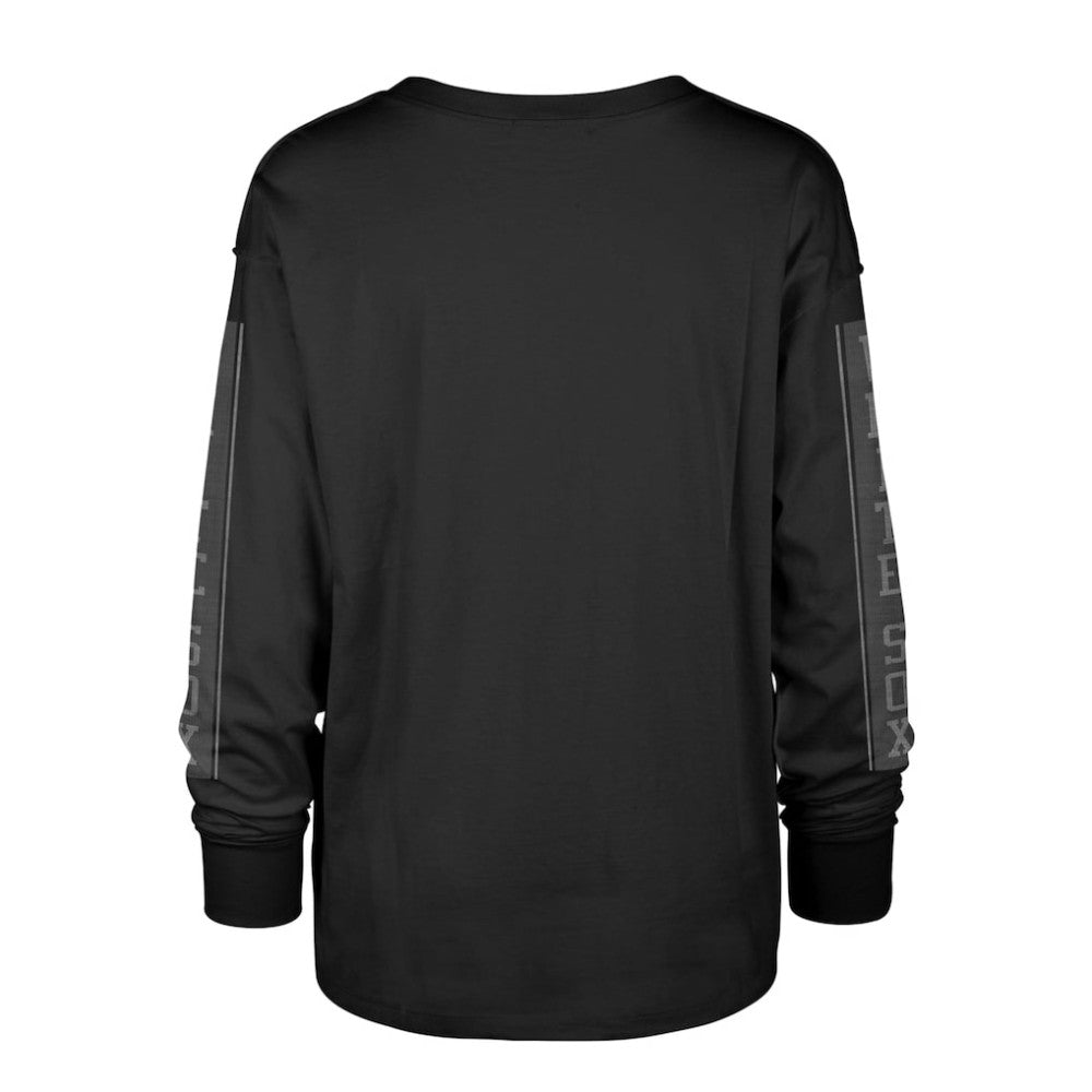 Chicago White Sox Women's Statement Long Sleeve T-Shirt - Black | 47 brand