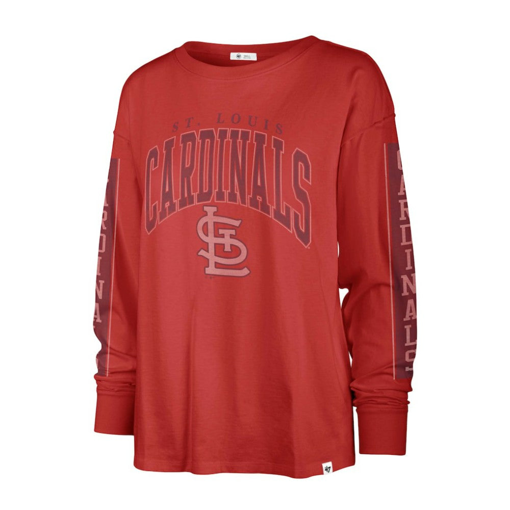 St. Louis Cardinals Women's Statement Long Sleeve T-Shirt - Red | 47 brand