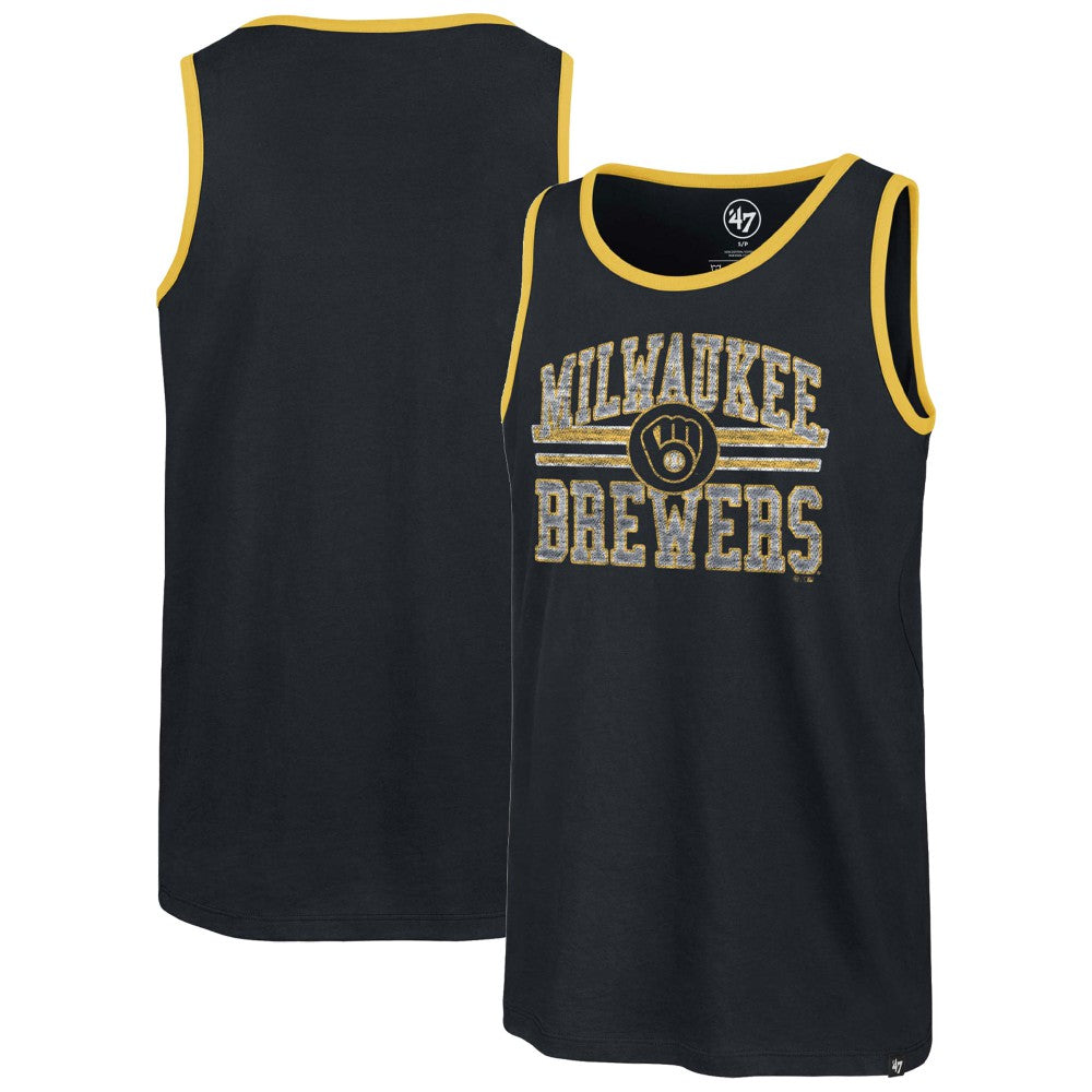 Milwaukee Brewers Winger Franklin Tank Top - Navy | 47 brand