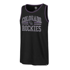 Colorado Rockies Winger Franklin Tank Top - Black | 47 brand