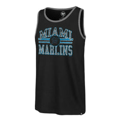 Miami Marlins Winger Franklin Tank Top - Black | 47 brand