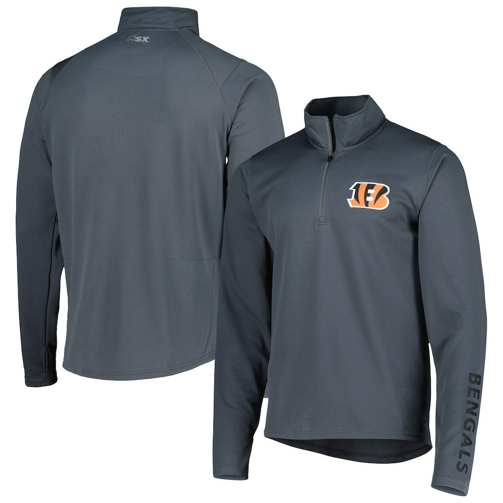 NFL Cincinnati Bengals MSX by Michael Strahan Half-Zip Pullover