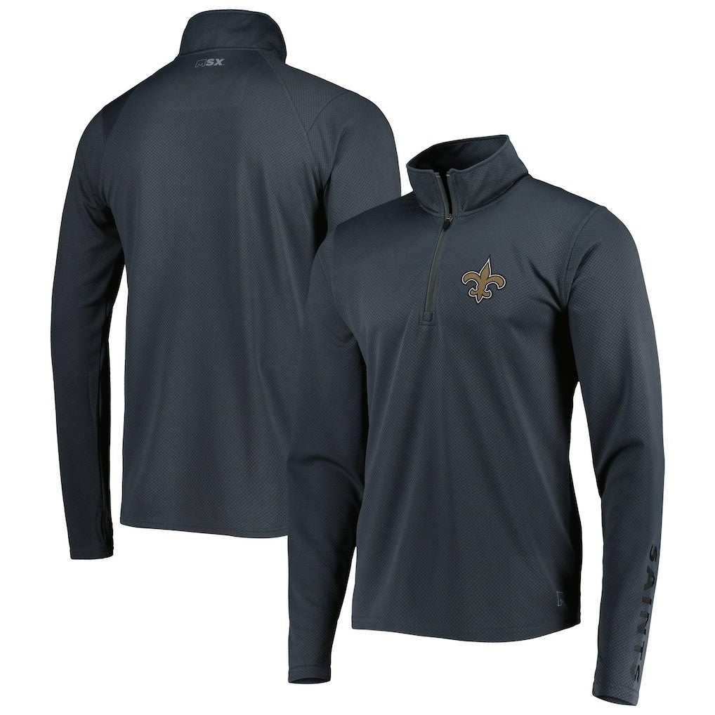 NFL New Orleans Saints MSX by Michael Strahan Half-Zip Pullover