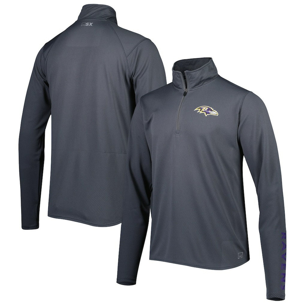 NFL Baltimore Ravens MSX by Michael Strahan Half-Zip Pullover