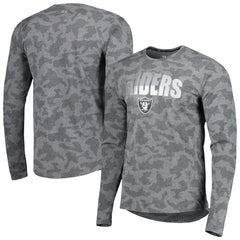 NFL Las Vegas Raiders MSX by Michael Strahan Performance Camo Long Sleeve T-Shirt