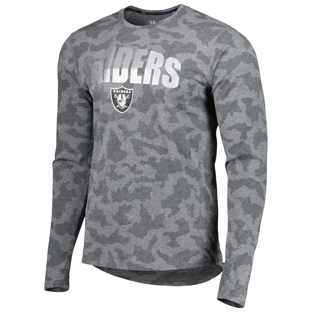 NFL Las Vegas Raiders MSX by Michael Strahan Performance Camo Long Sleeve T-Shirt