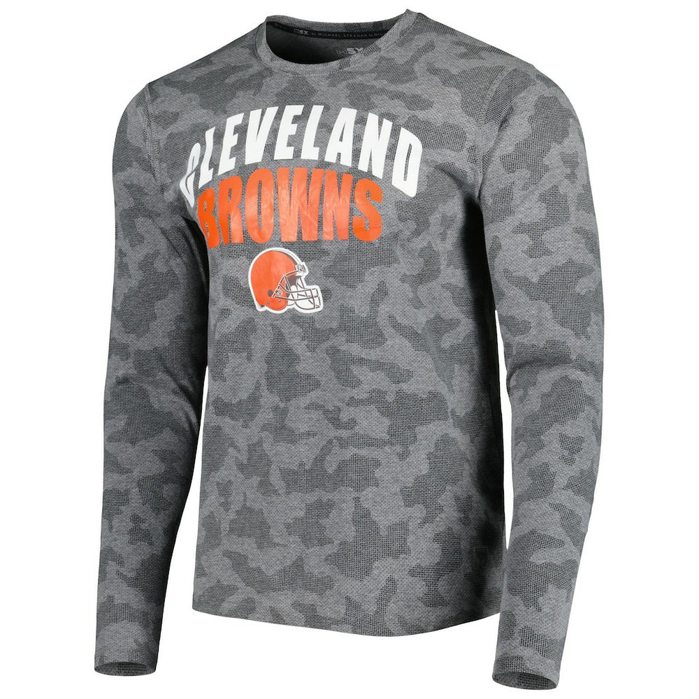 NFL Cleveland Browns MSX by Michael Strahan Performance Camo Long Sleeve T-Shirt