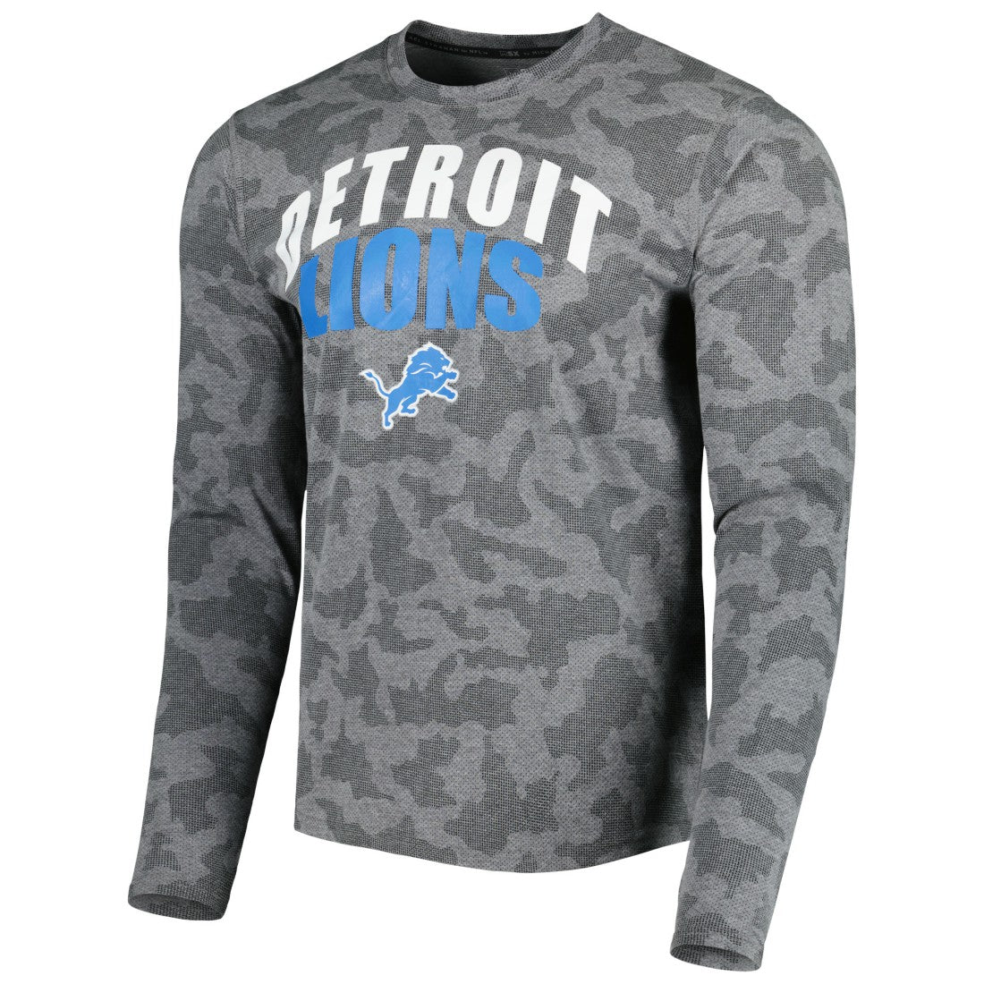 NFL Detroit Lions MSX by Michael Strahan Performance Camo Long Sleeve T-Shirt