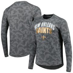 NFL New Orleans Saints MSX by Michael Strahan Performance Camo Long Sleeve T-Shirt