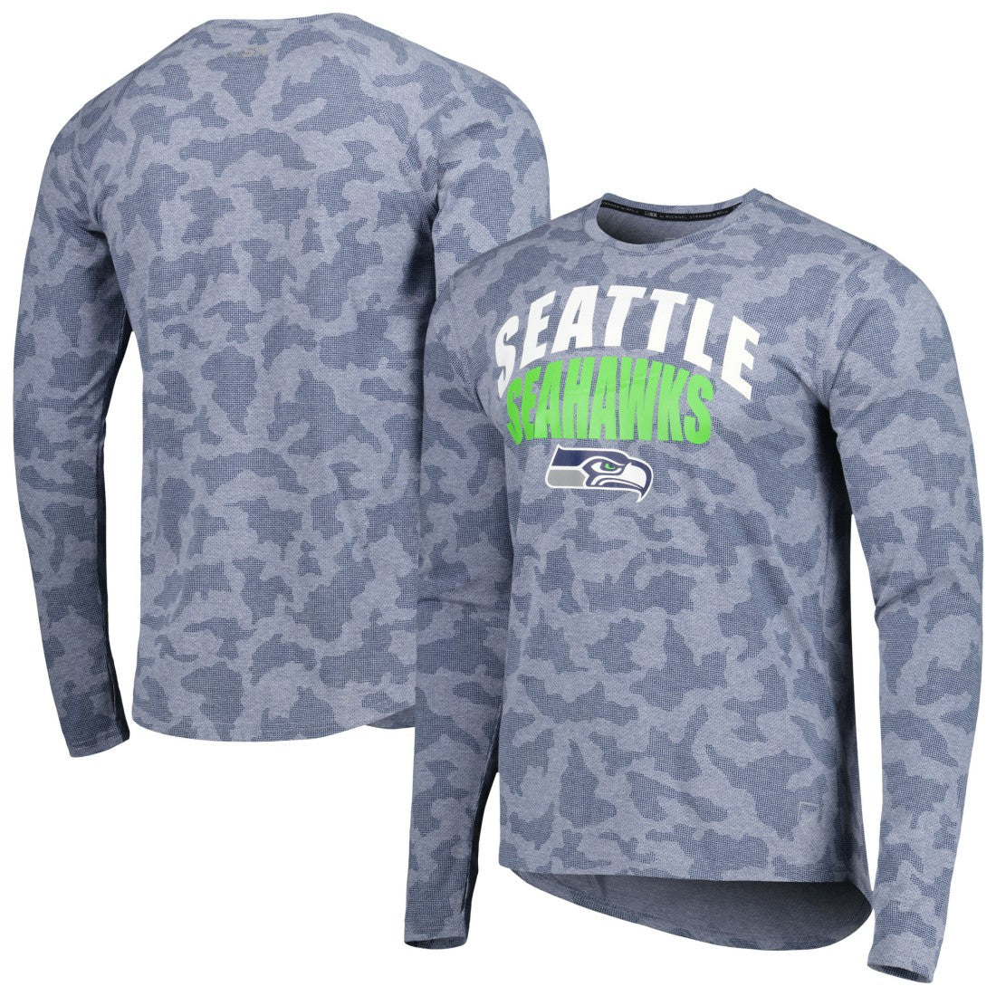 NFL Seattle Seahawks MSX by Michael Strahan Performance Camo Long Sleeve T-Shirt