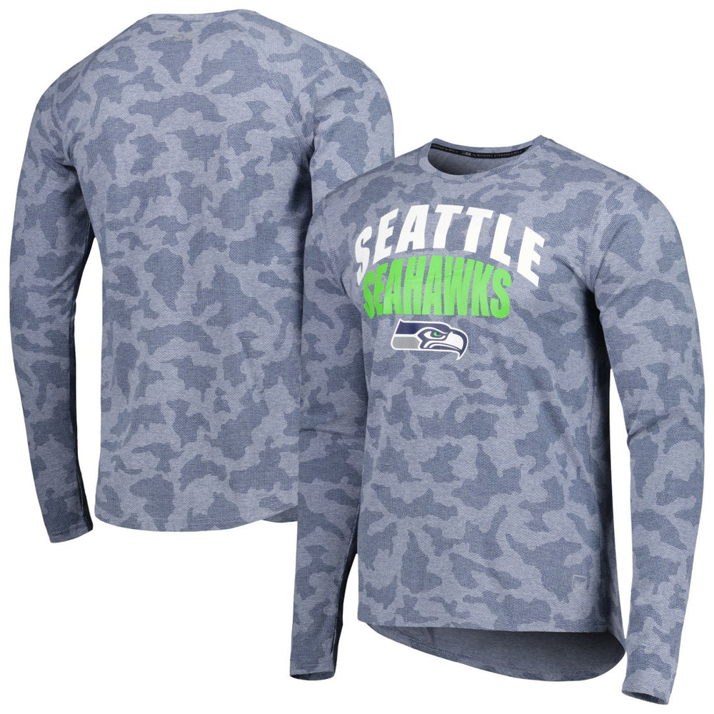 NFL Seattle Seahawks MSX by Michael Strahan Performance Camo Long Sleeve T-Shirt