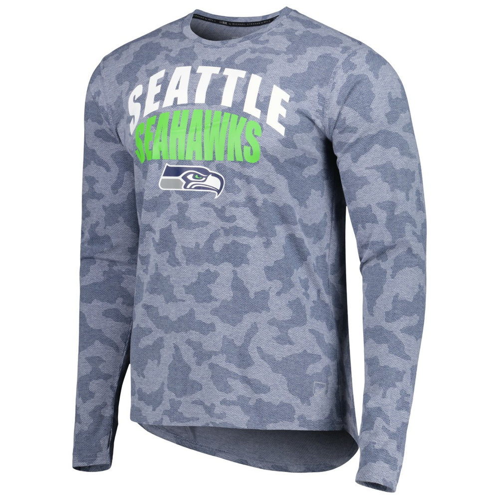 NFL Seattle Seahawks MSX by Michael Strahan Performance Camo Long Sleeve T-Shirt