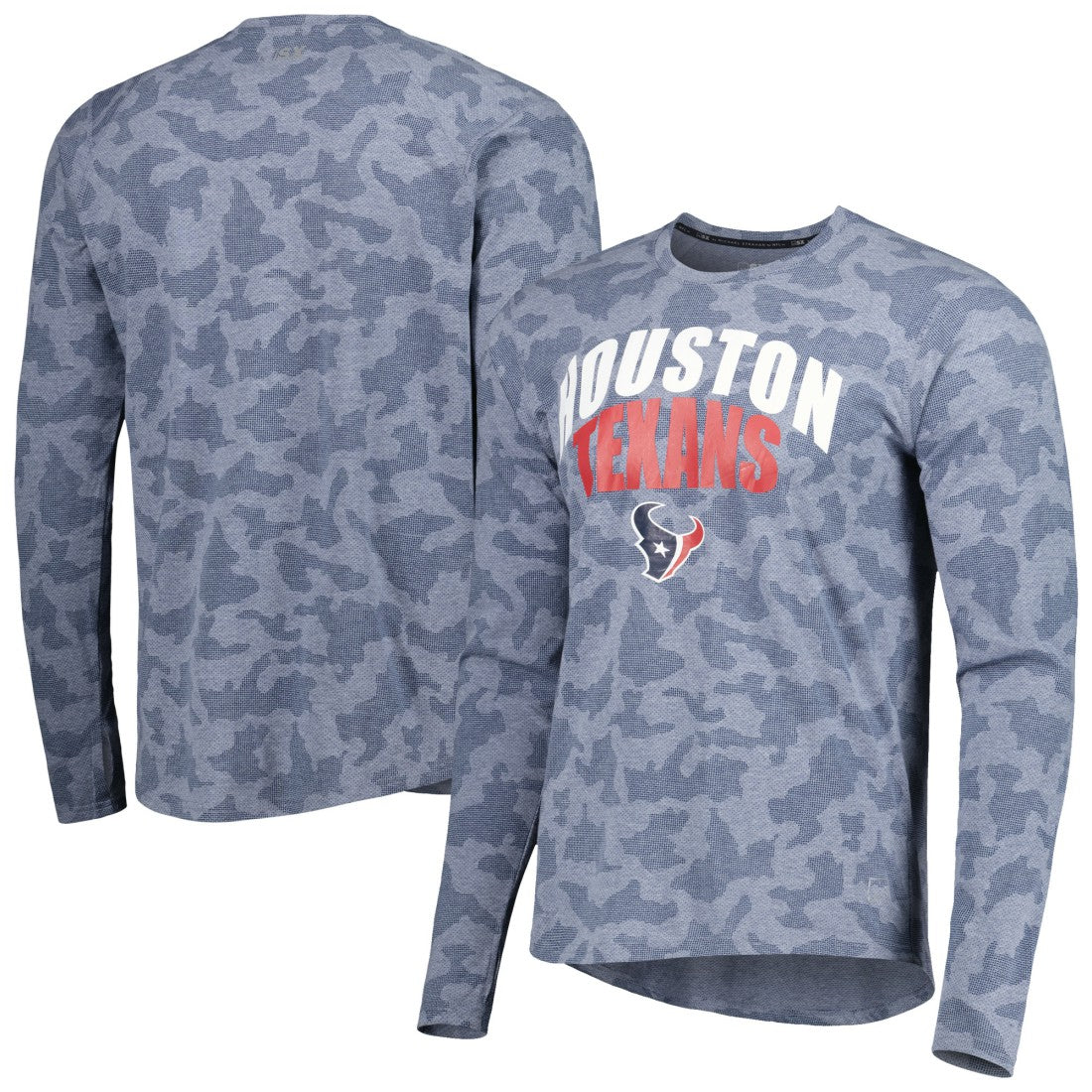 NFL Houston Texans MSX by Michael Strahan Performance Camo Long Sleeve T-Shirt