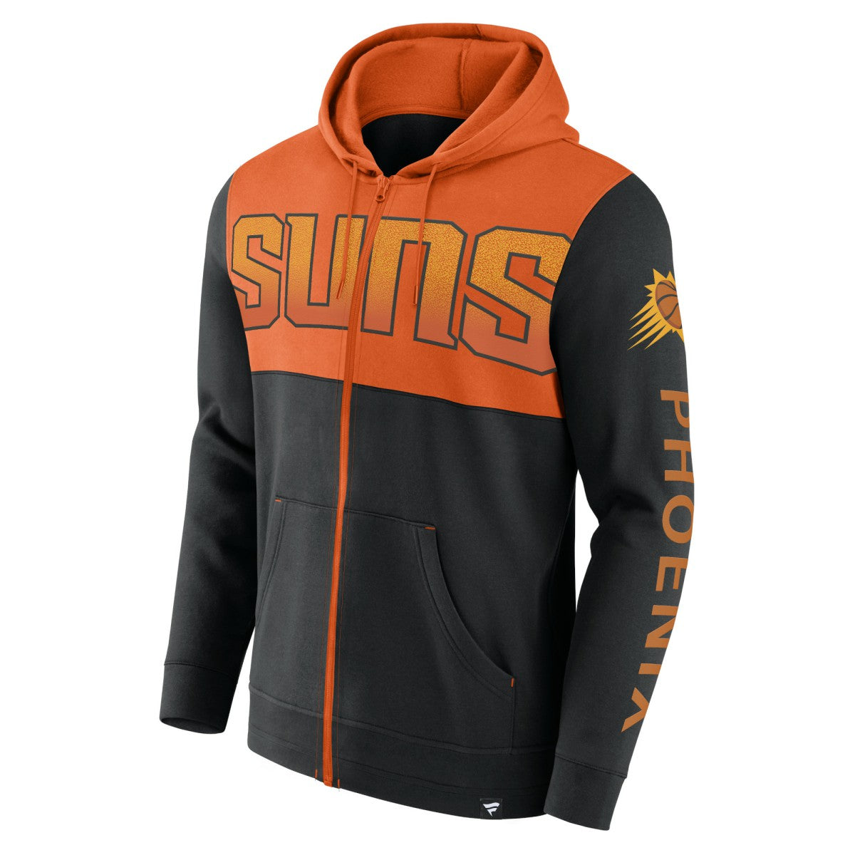 Phoenix Suns Skyhook Colorblock Full-Zip Hoodie - Black/Orange | Fanatics on sale
