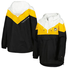 Pittsburgh Penguins Tommy Hilfiger Women's Staci Half-Zip Windbreaker Jacket
