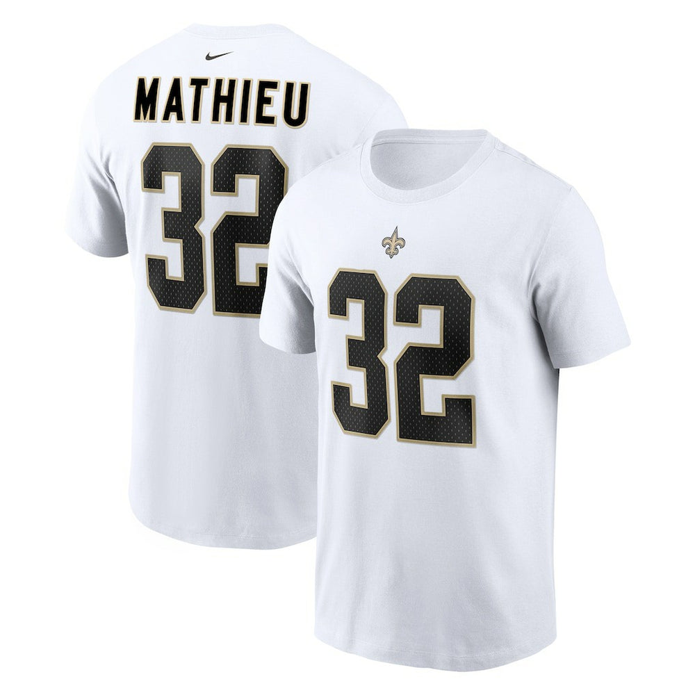 NFL New Orleans Saints Tyrann Mathieu  Player Name & Number T-Shirt