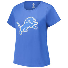 NFL Detroit Lions Aidan Hutchinson  Women's Plus Size Fair Catch Name & Number Scoop Neck T-Shirt