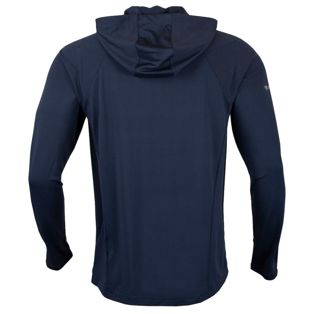 Minnesota Twins Levelwear Zander Insignia Core Quarter-Zip Pullover Hoodie - Navy