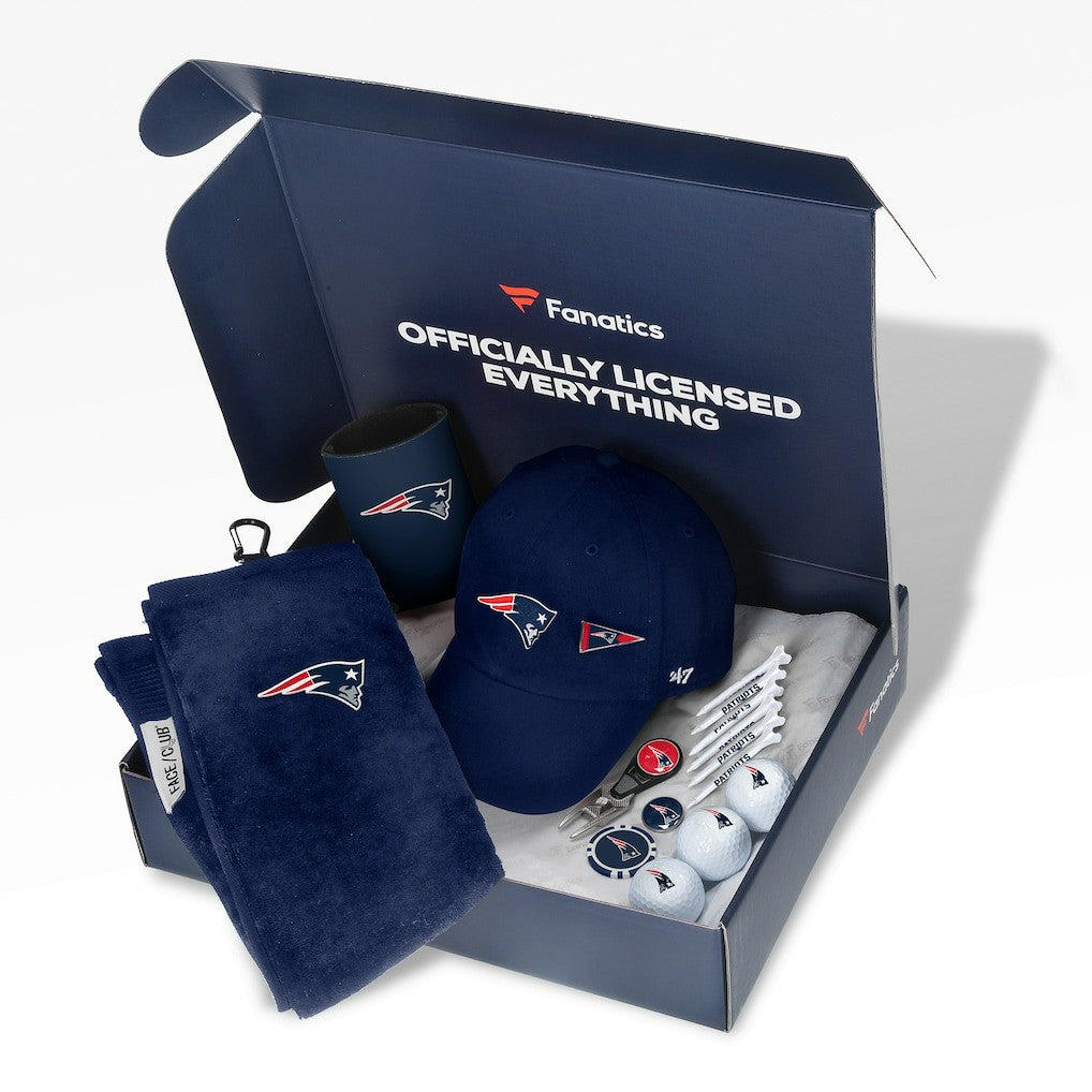 NFL New England Patriots Pack Golf-Themed Gift Box