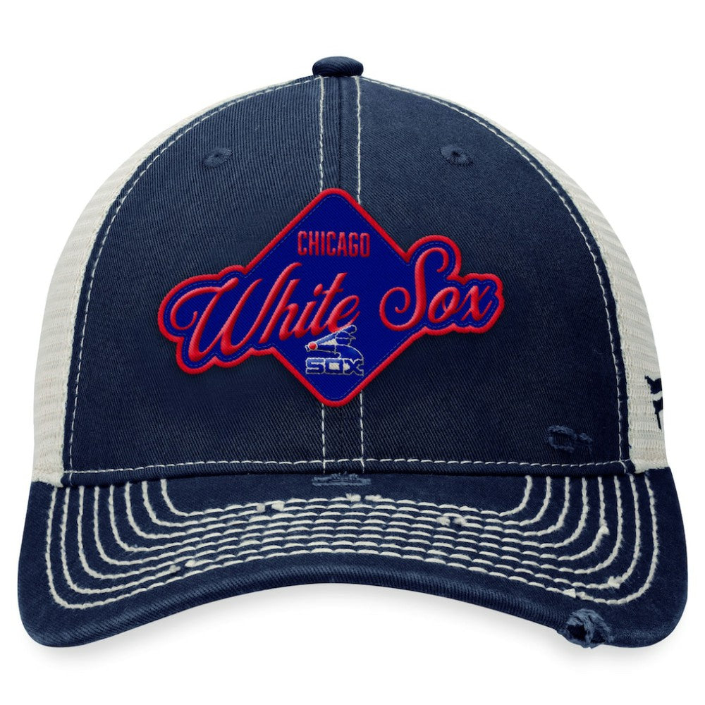 Chicago White Sox Heritage Trucker Snapback Hat - Navy