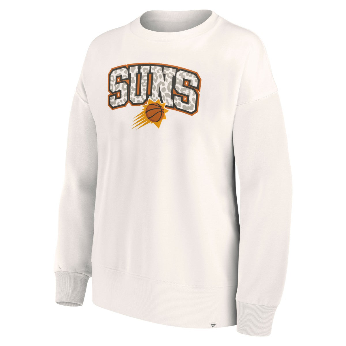 Phoenix Suns Women's Tonal Leopard Pullover Sweatshirt - White | Fanatics discount