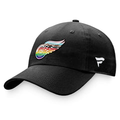 Detroit Red Wings Fanatics Team Logo Pride Adjustable Hat