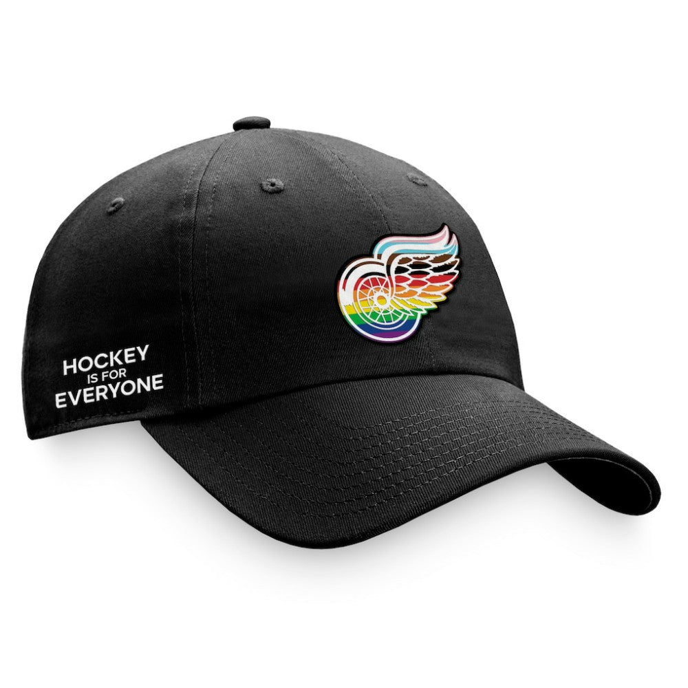 Detroit Red Wings Fanatics Team Logo Pride Adjustable Hat