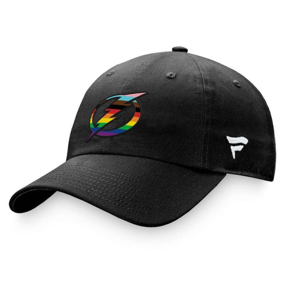 Tampa Bay Lightning Fanatics Team Logo Pride Adjustable Hat