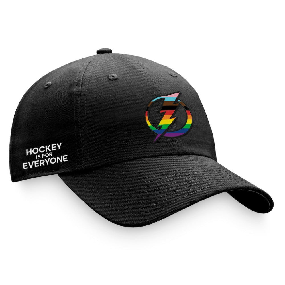 Tampa Bay Lightning Fanatics Team Logo Pride Adjustable Hat