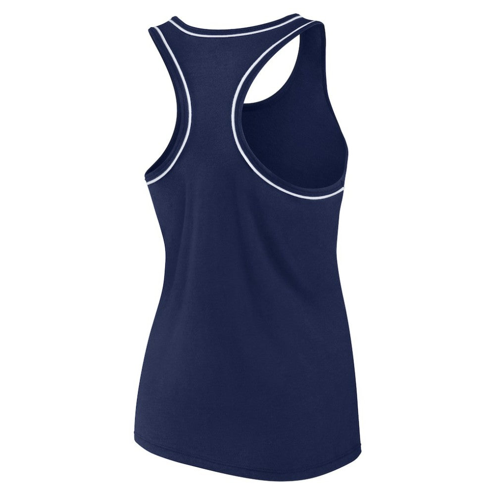 Seattle Kraken Fanatics Women's Wordmark Logo Racerback Scoop Neck Tank Top