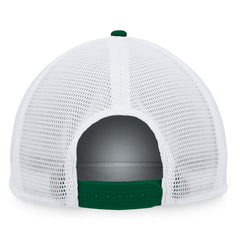 Athletics Majestic Foam Trucker Snapback Hat - Green/White