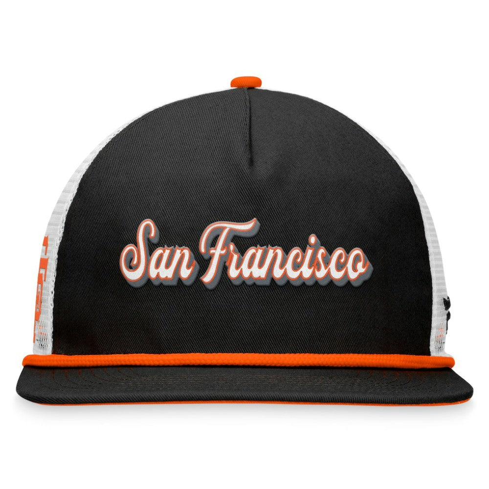San Francisco Giants Heritage Golfer Snapback Hat - Black