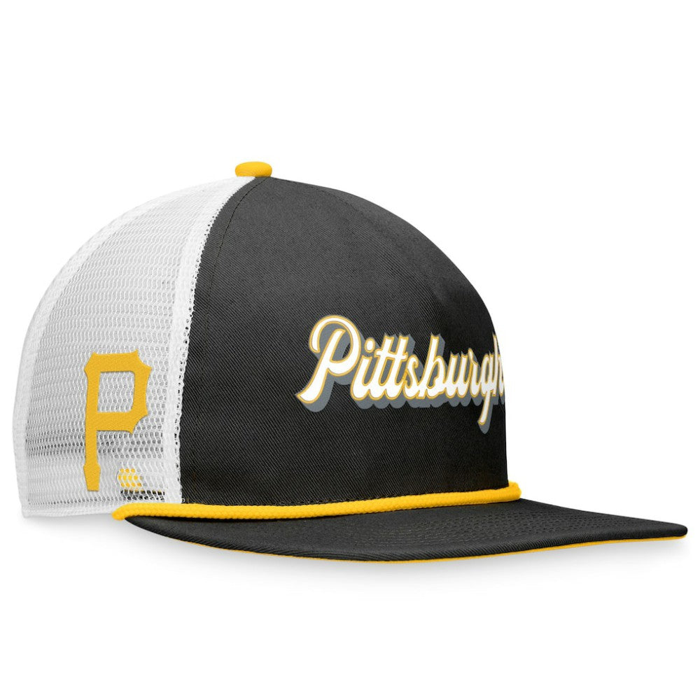 Pittsburgh Pirates Heritage Golfer Snapback Hat - Black
