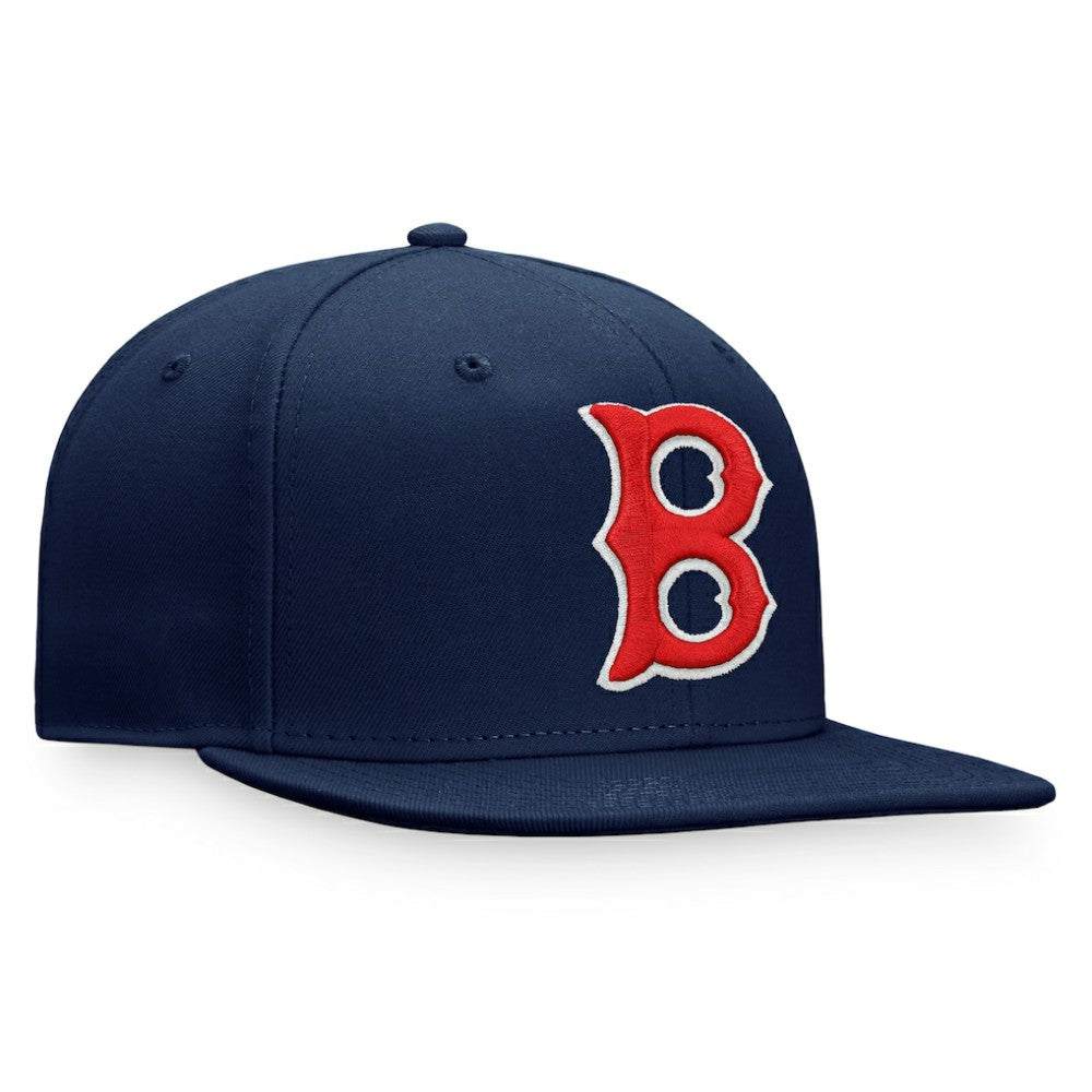Boston Red Sox Cooperstown Collection Core Snapback Hat - Navy