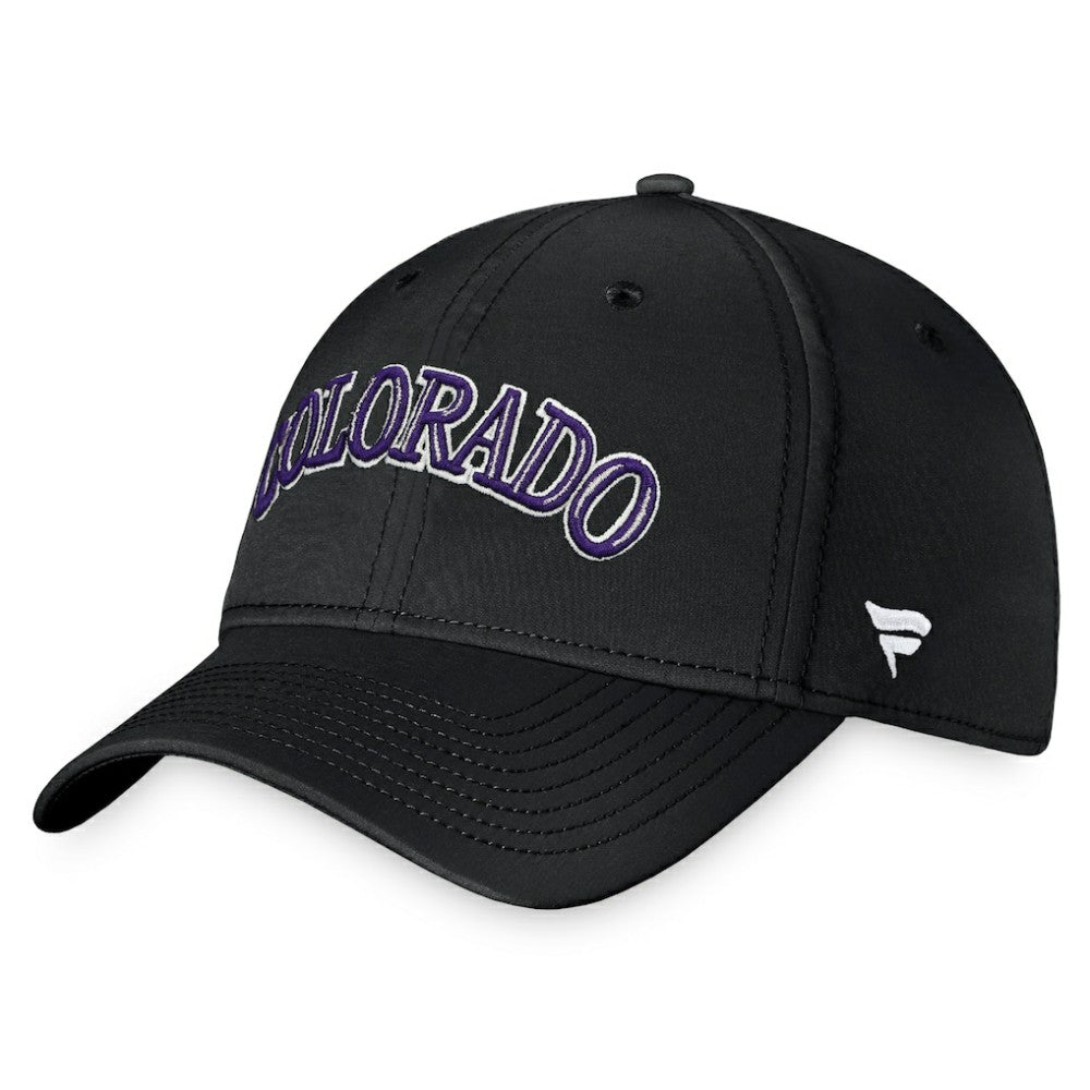 Colorado Rockies Core Flex Hat - Black