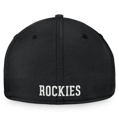 Colorado Rockies Core Flex Hat - Black