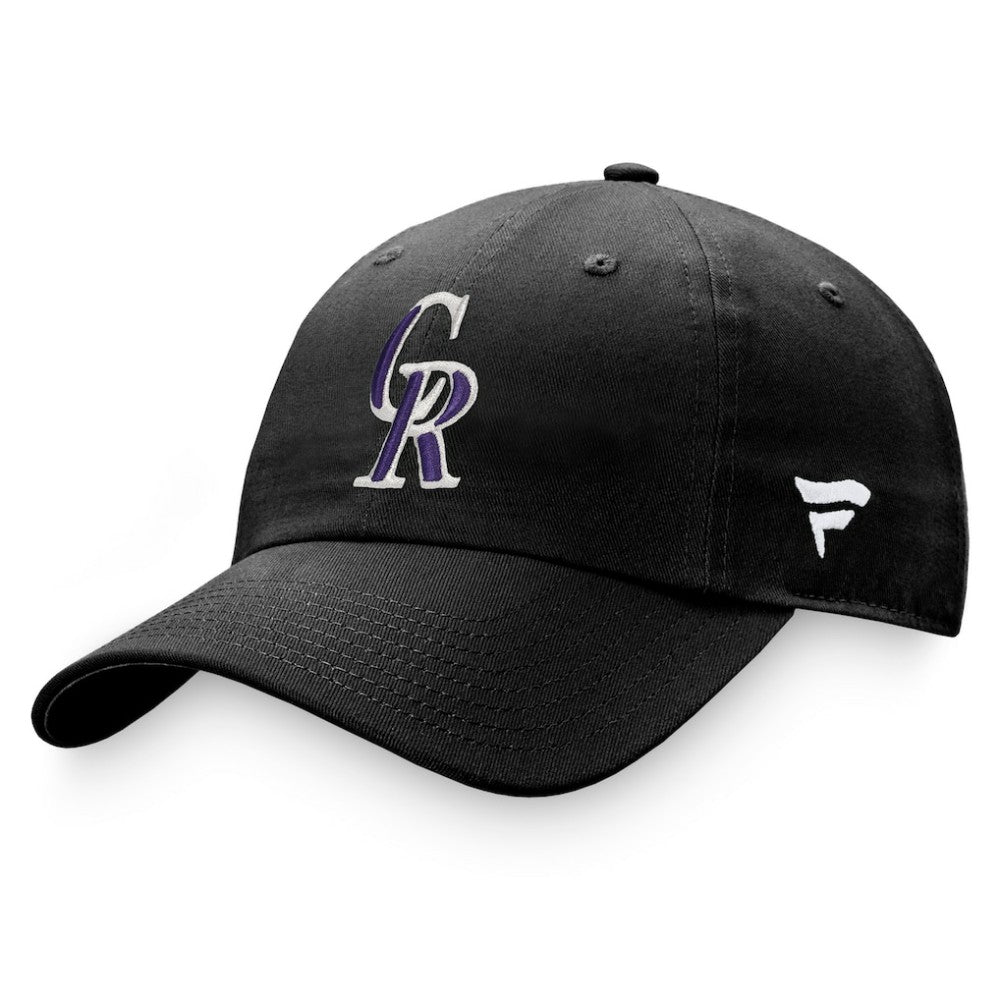 Colorado Rockies Cooperstown Collection Core Adjustable Hat - Black