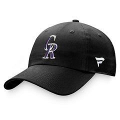Colorado Rockies Cooperstown Collection Core Adjustable Hat - Black