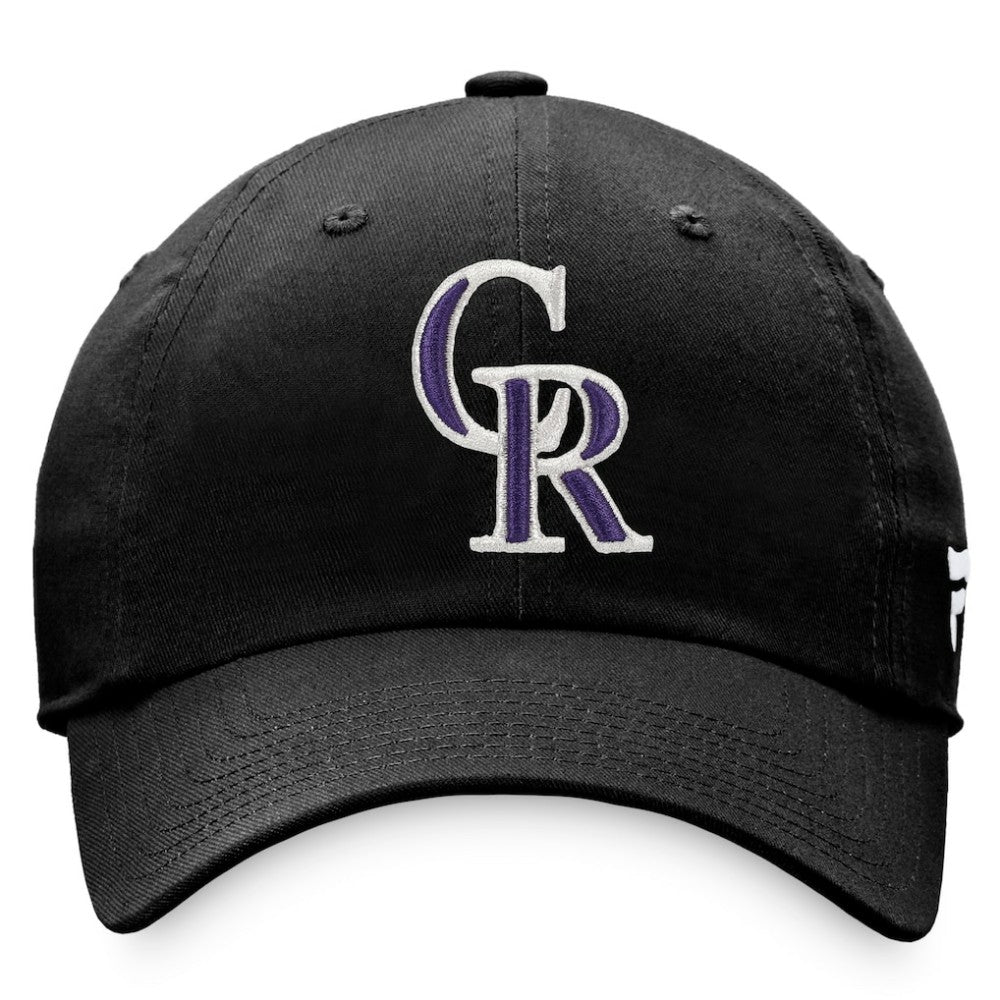 Colorado Rockies Cooperstown Collection Core Adjustable Hat - Black